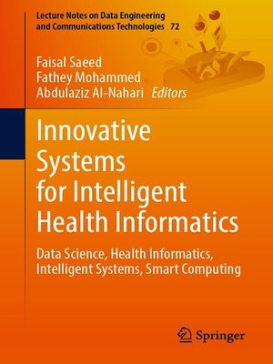 cover image of Innovative Systems for Intelligent Health Informatics